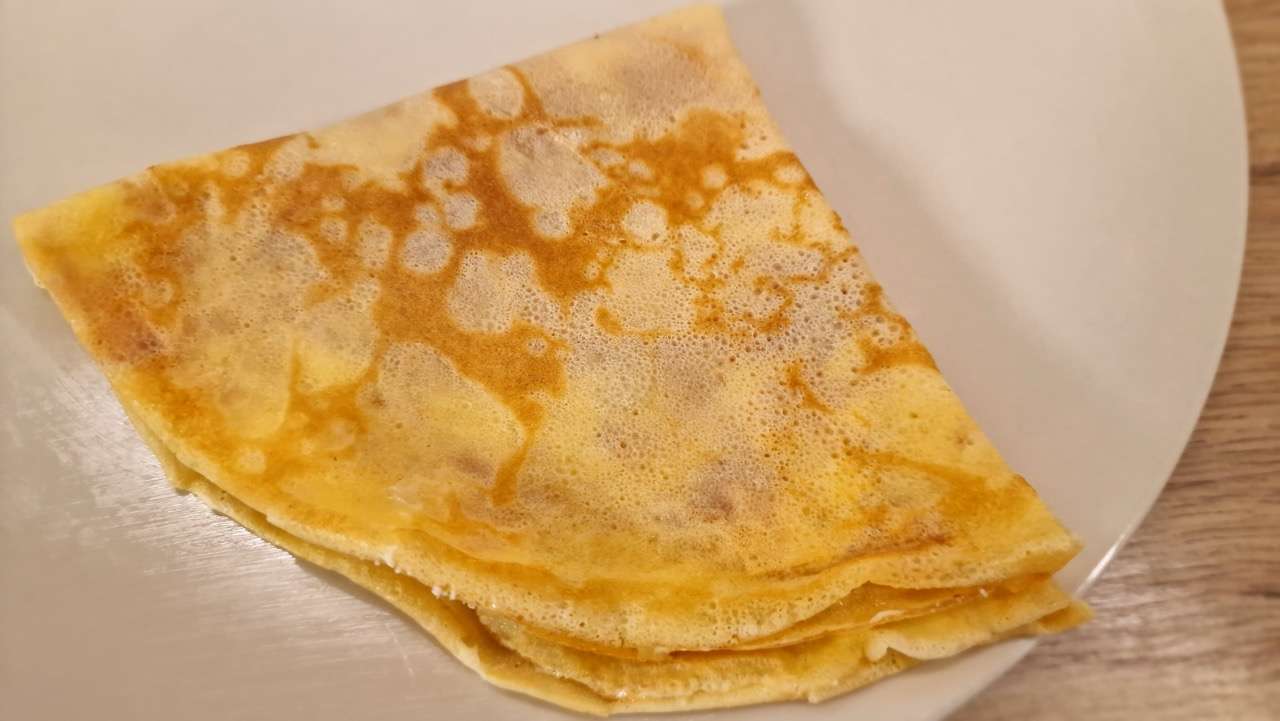 Vajas eperlekváros palacsinta